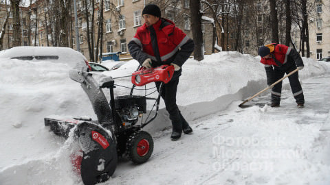 Снег вывезли из половины дворов Московской области